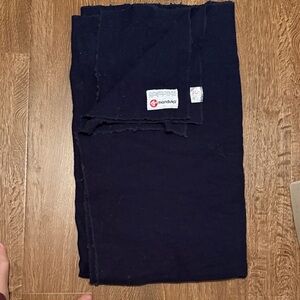 Manduka Deep Blue Wool Yoga Blanket